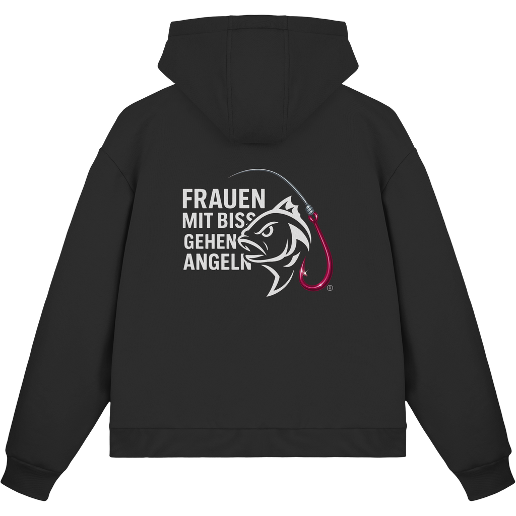Zipper Druck Vor/Hinten - Fluffy Boxcut Zipper