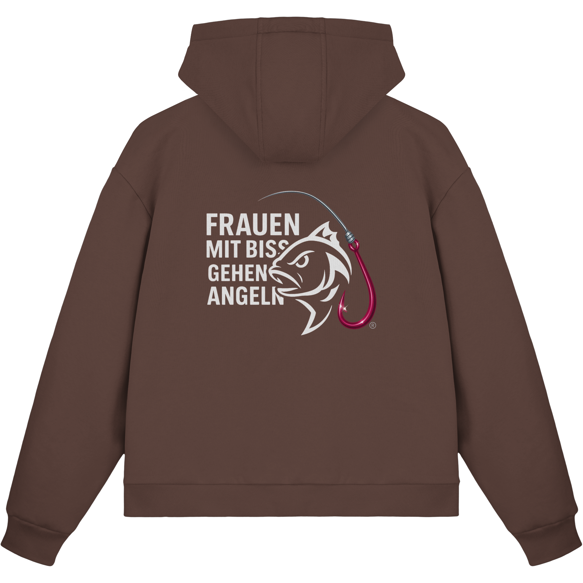 Zipper Druck Vor/Hinten - Fluffy Boxcut Zipper