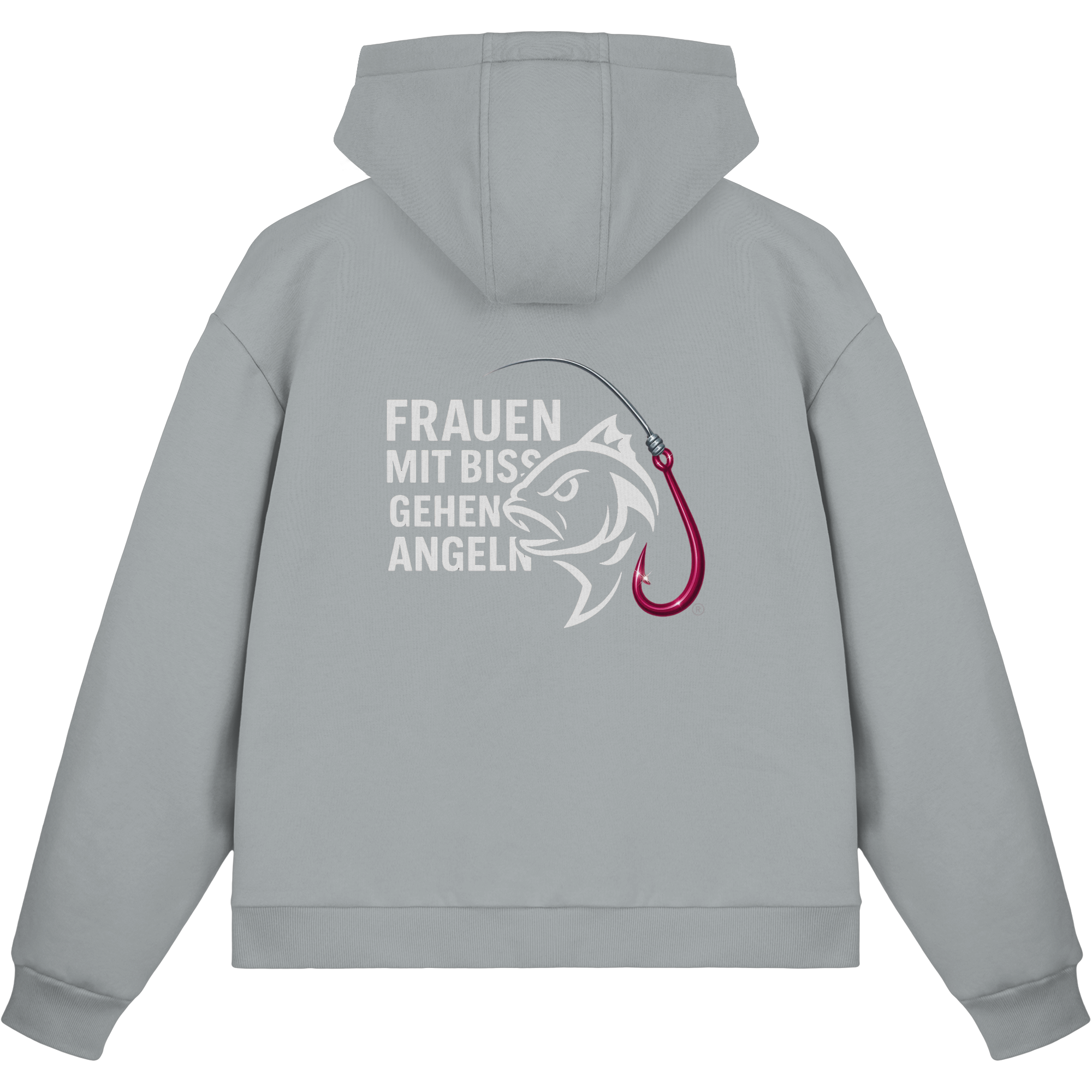 Zipper Druck Vor/Hinten - Fluffy Boxcut Zipper