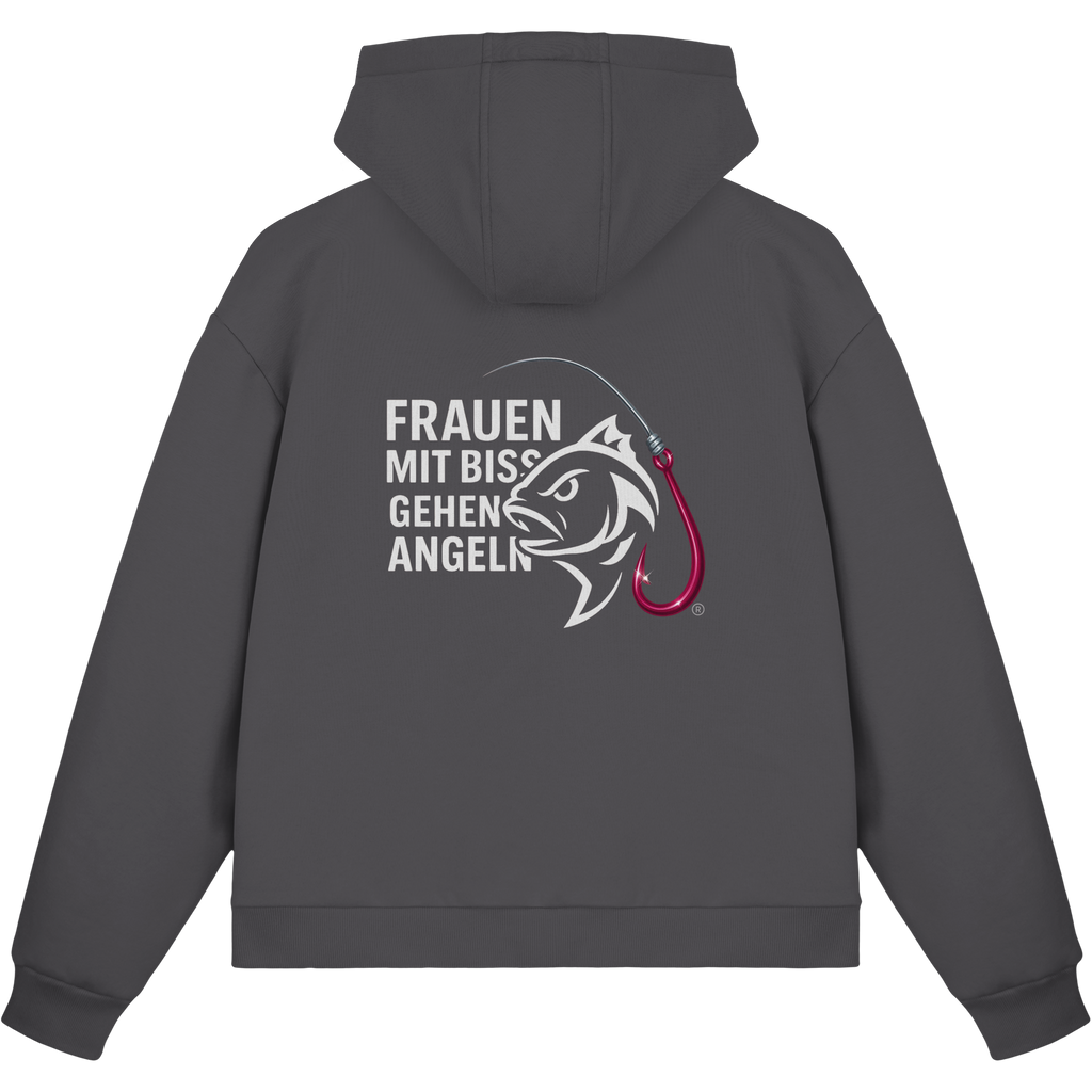 Zipper Druck Vor/Hinten - Fluffy Boxcut Zipper