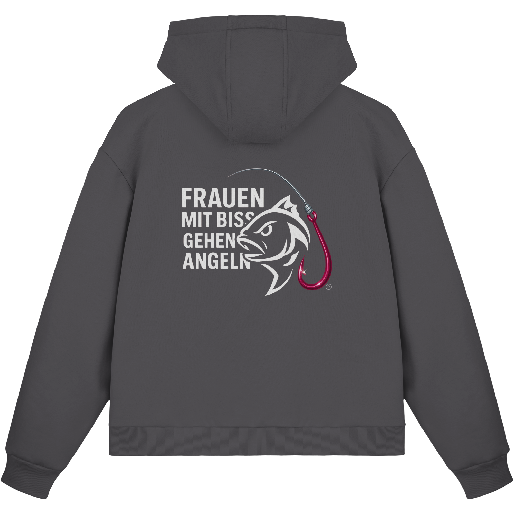 Zipper Druck Vor/Hinten - Fluffy Boxcut Zipper