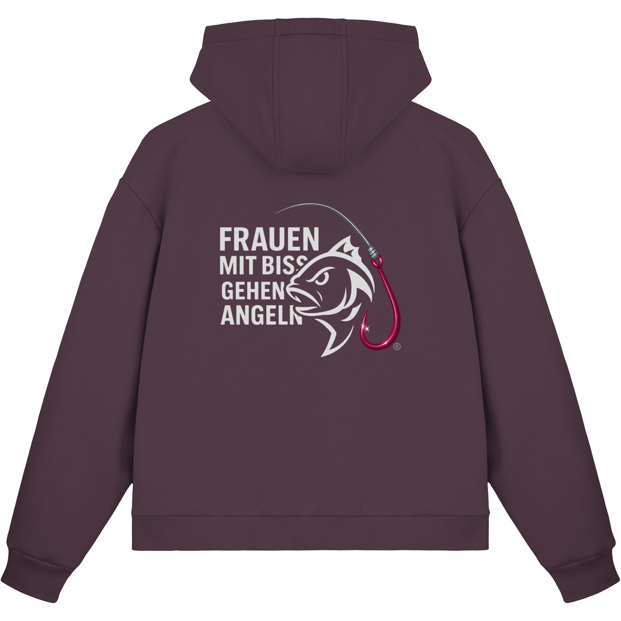 Zipper Druck Vor/Hinten - Fluffy Boxcut Zipper