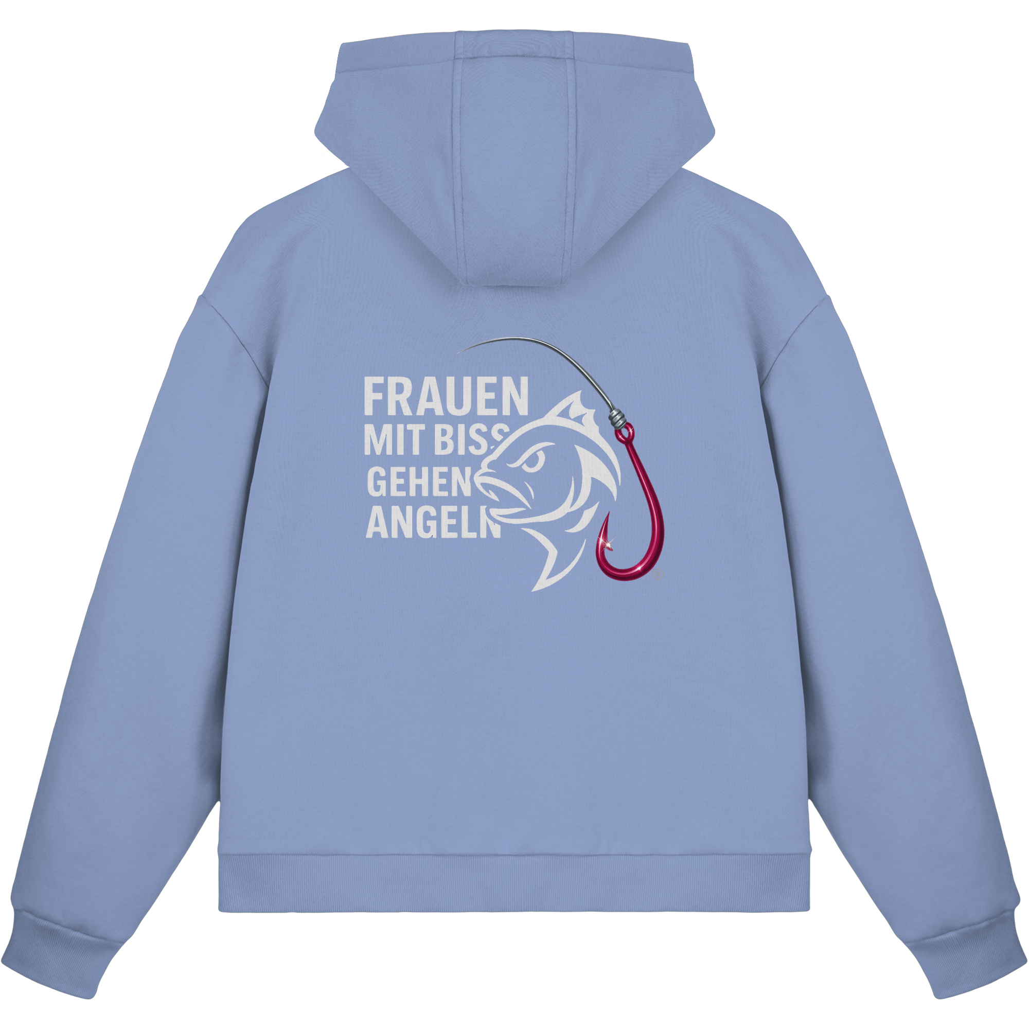 Zipper Druck Vor/Hinten - Fluffy Boxcut Zipper