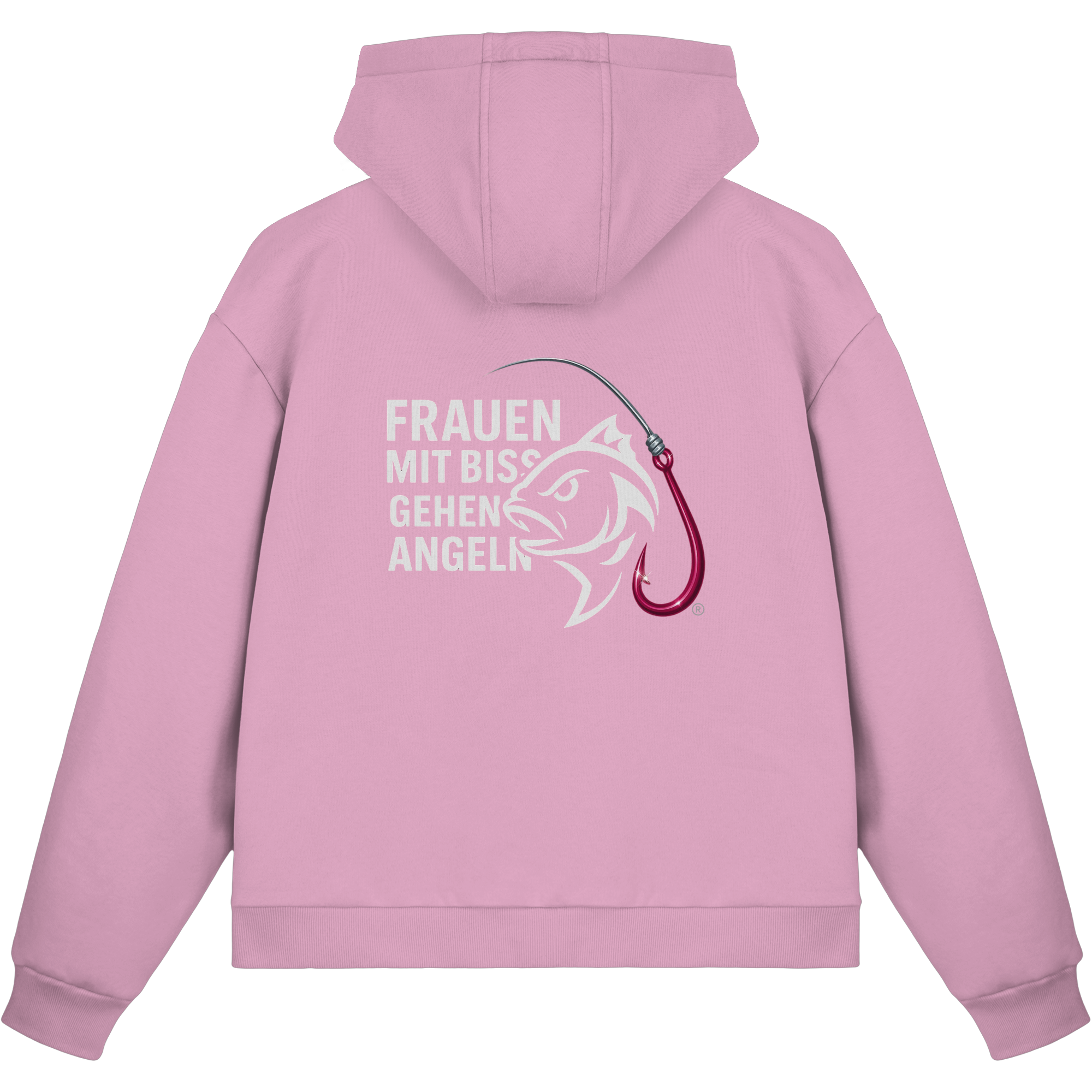 Zipper Druck Vor/Hinten - Fluffy Boxcut Zipper