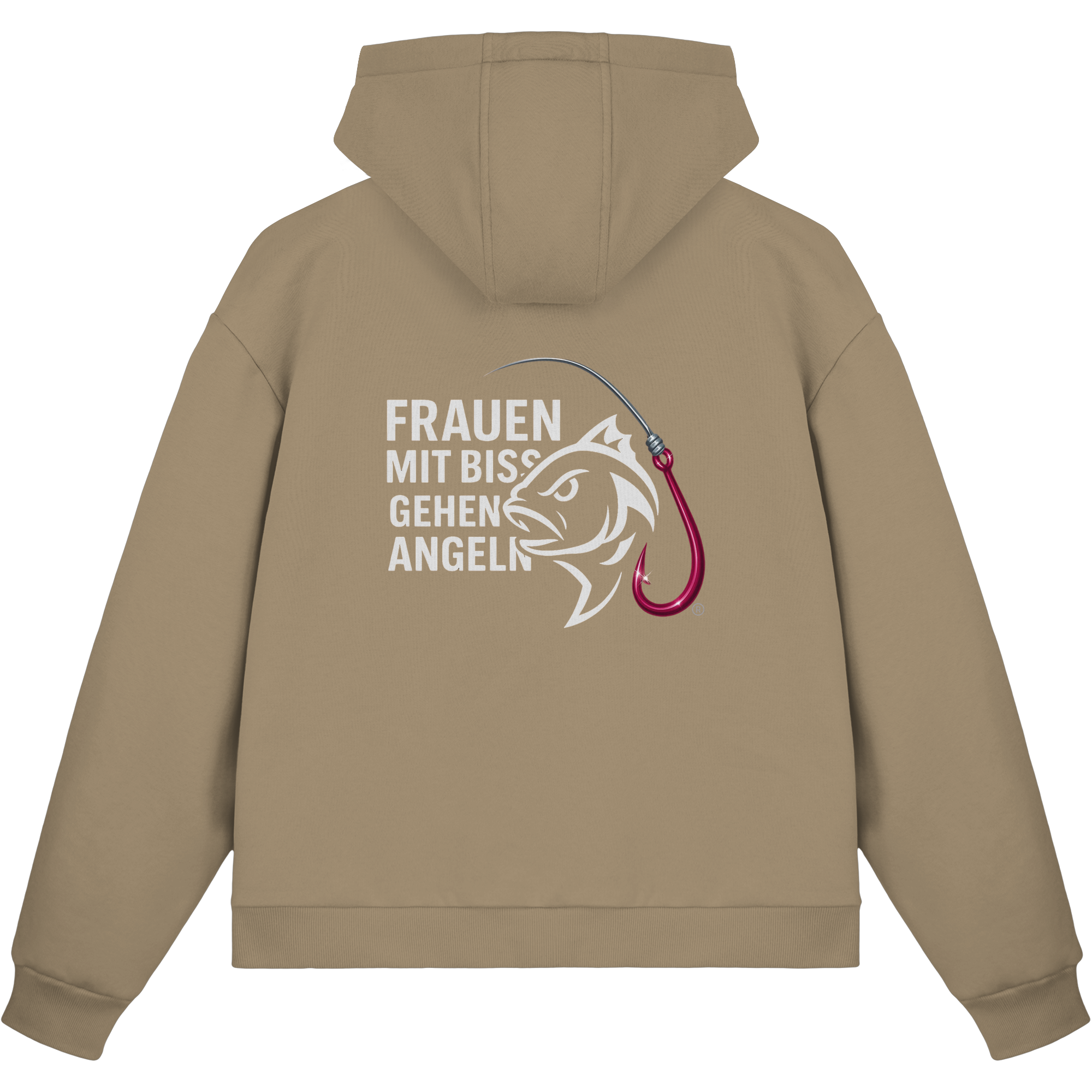 Zipper Druck Vor/Hinten - Fluffy Boxcut Zipper