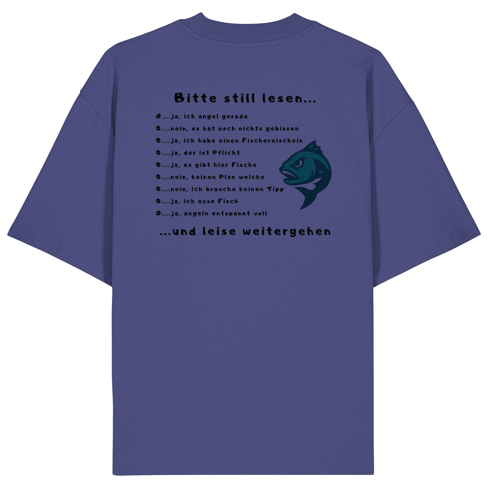 Frag nicht so viel.... - Organic Oversize Shirt
