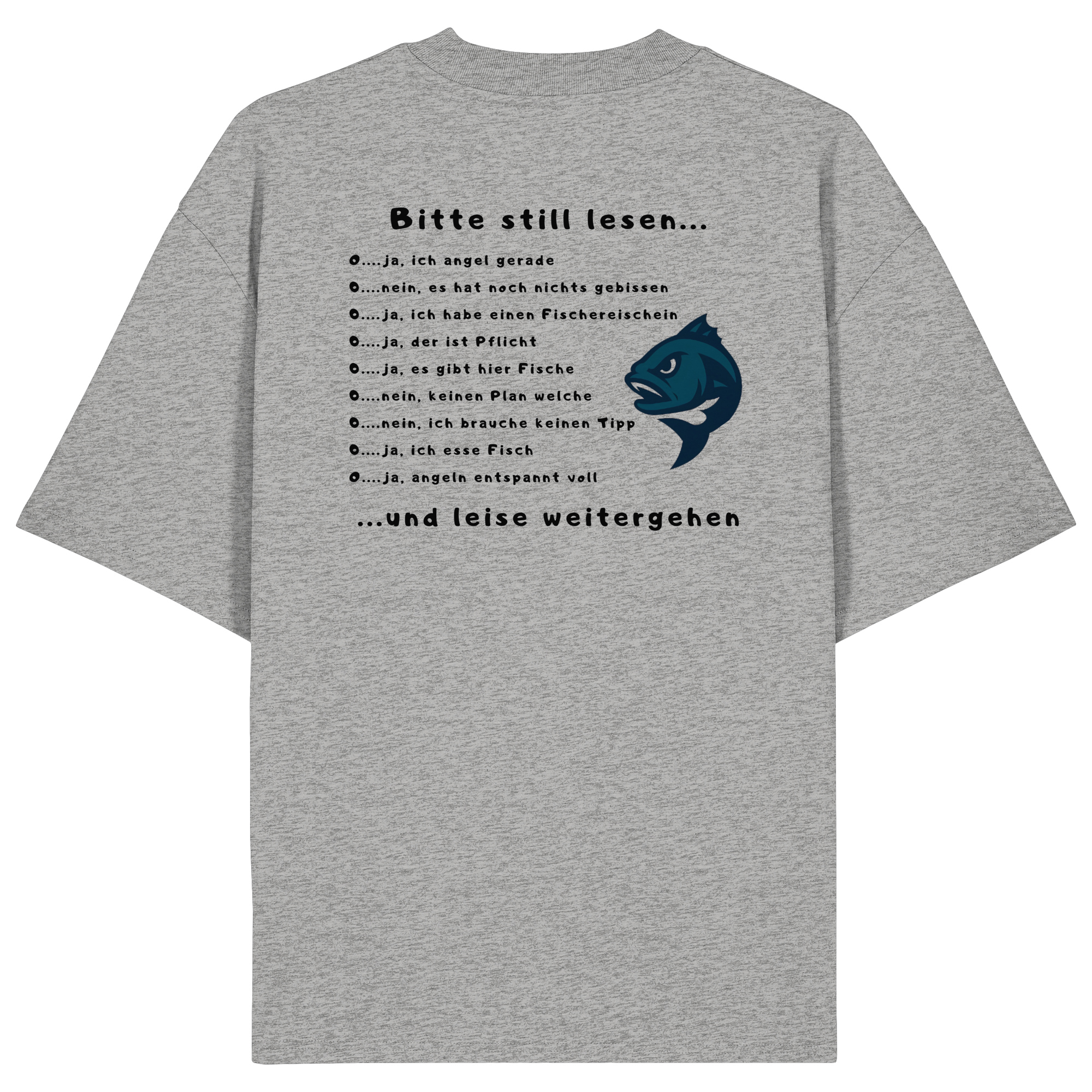Frag nicht so viel.... - Organic Oversize Shirt
