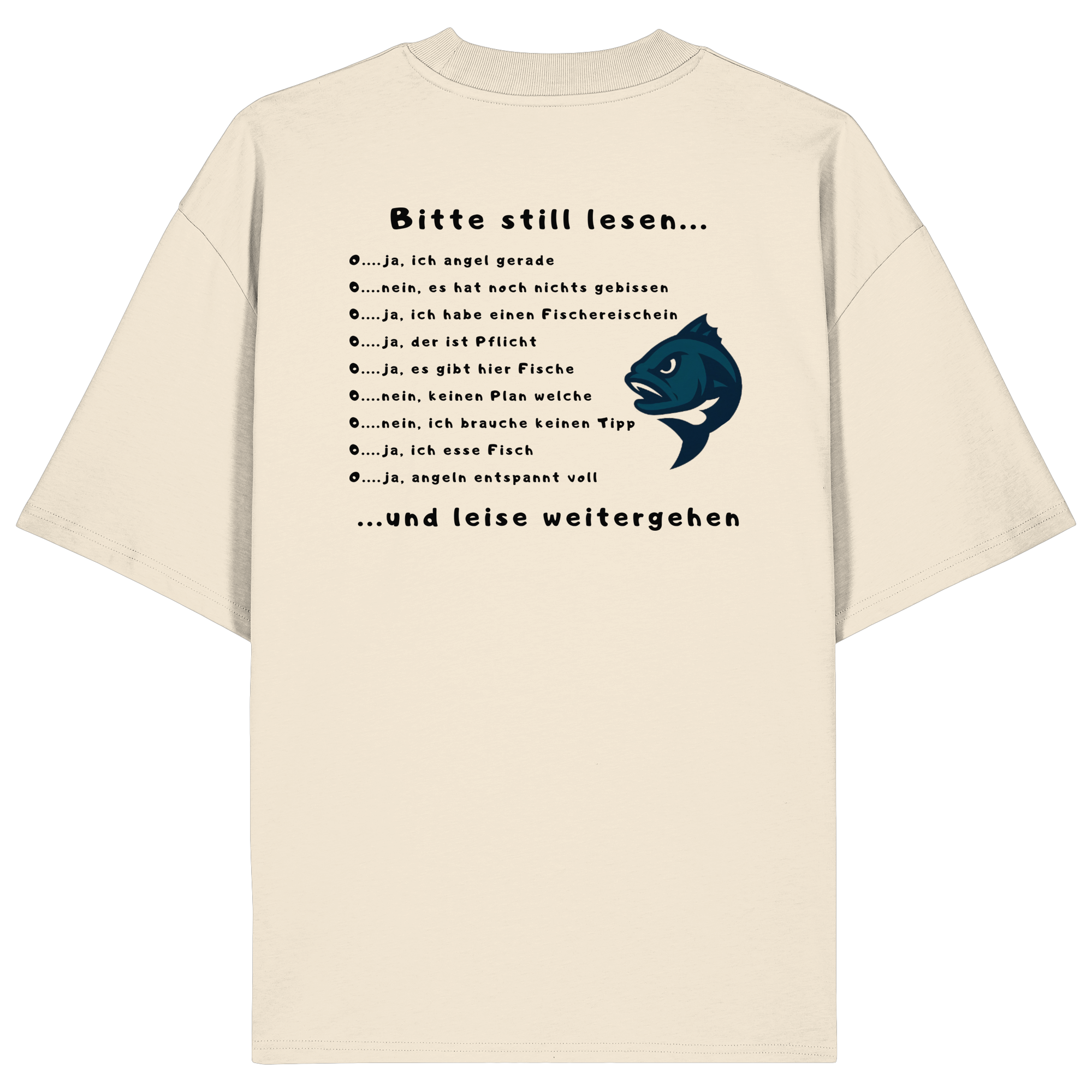 Frag nicht so viel.... - Organic Oversize Shirt