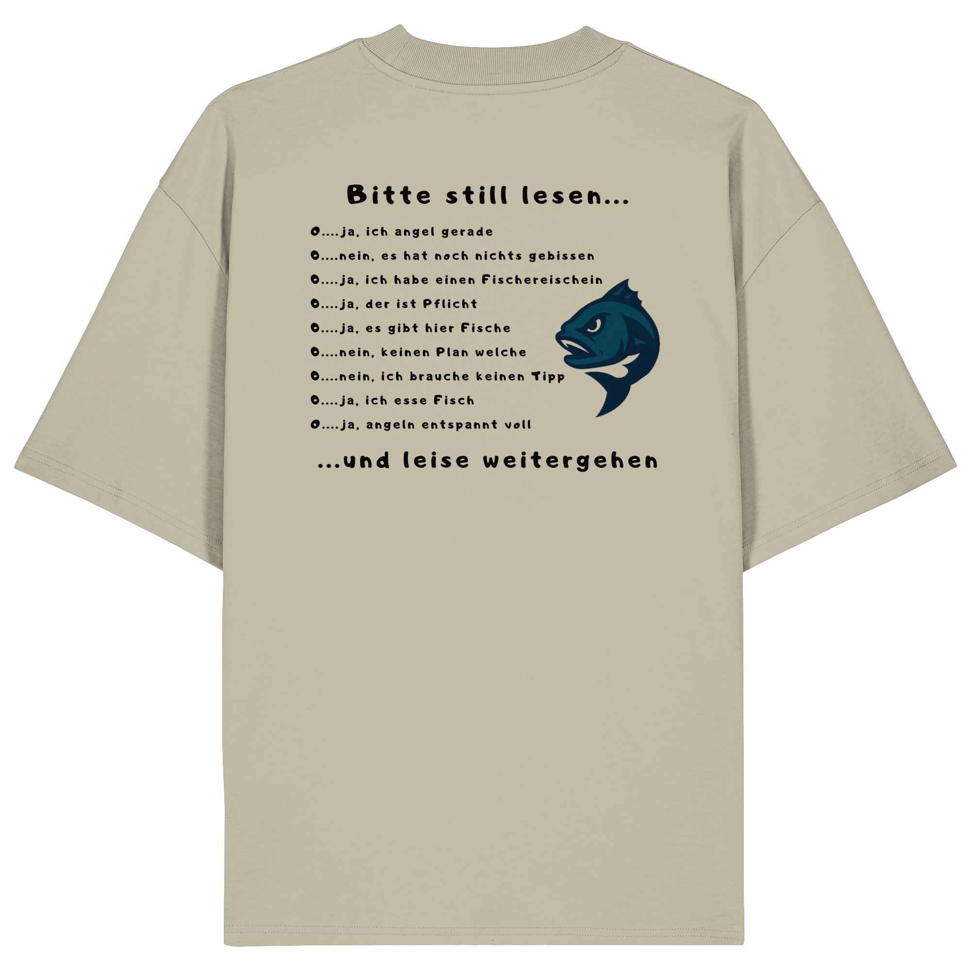 Frag nicht so viel.... - Organic Oversize Shirt