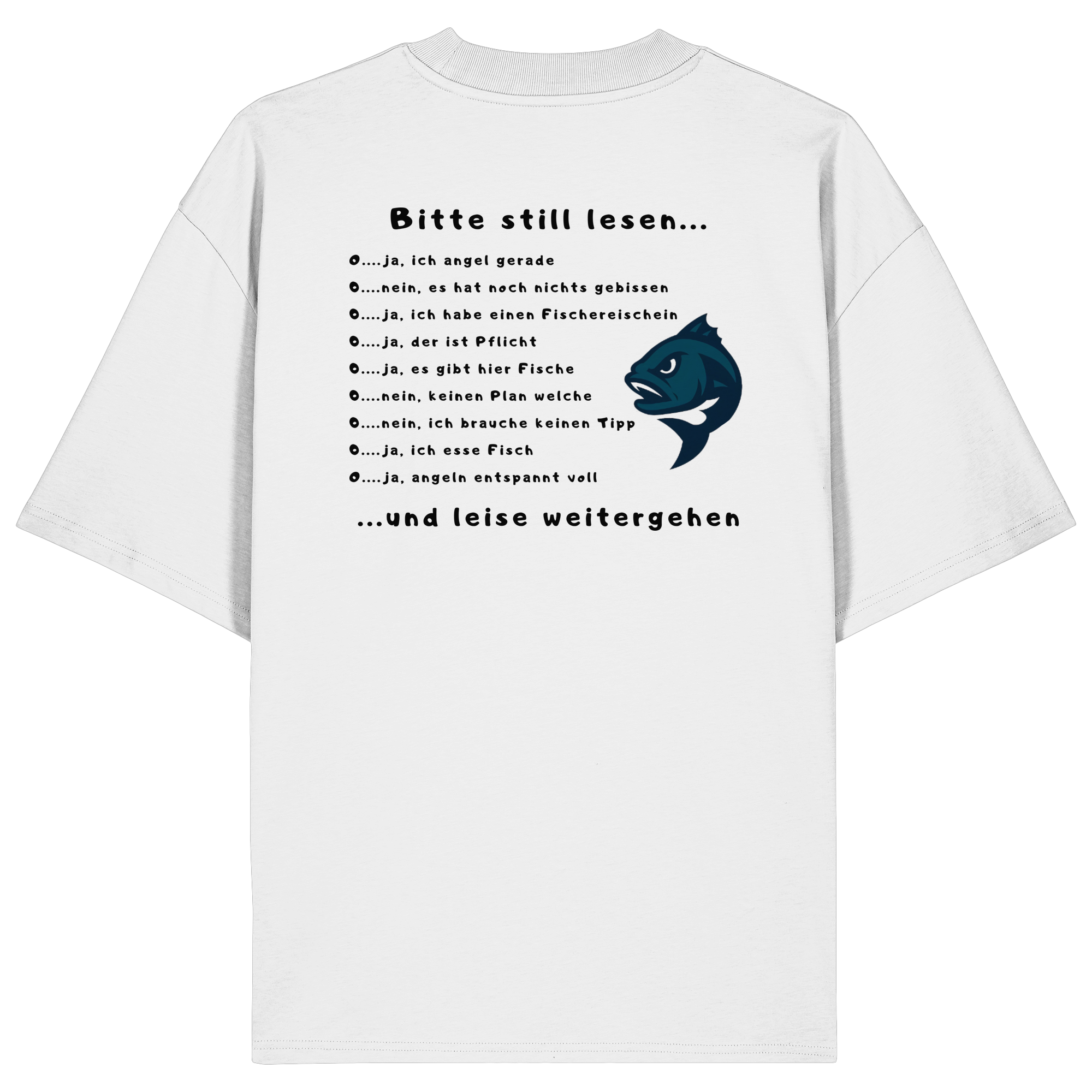 Frag nicht so viel.... - Organic Oversize Shirt