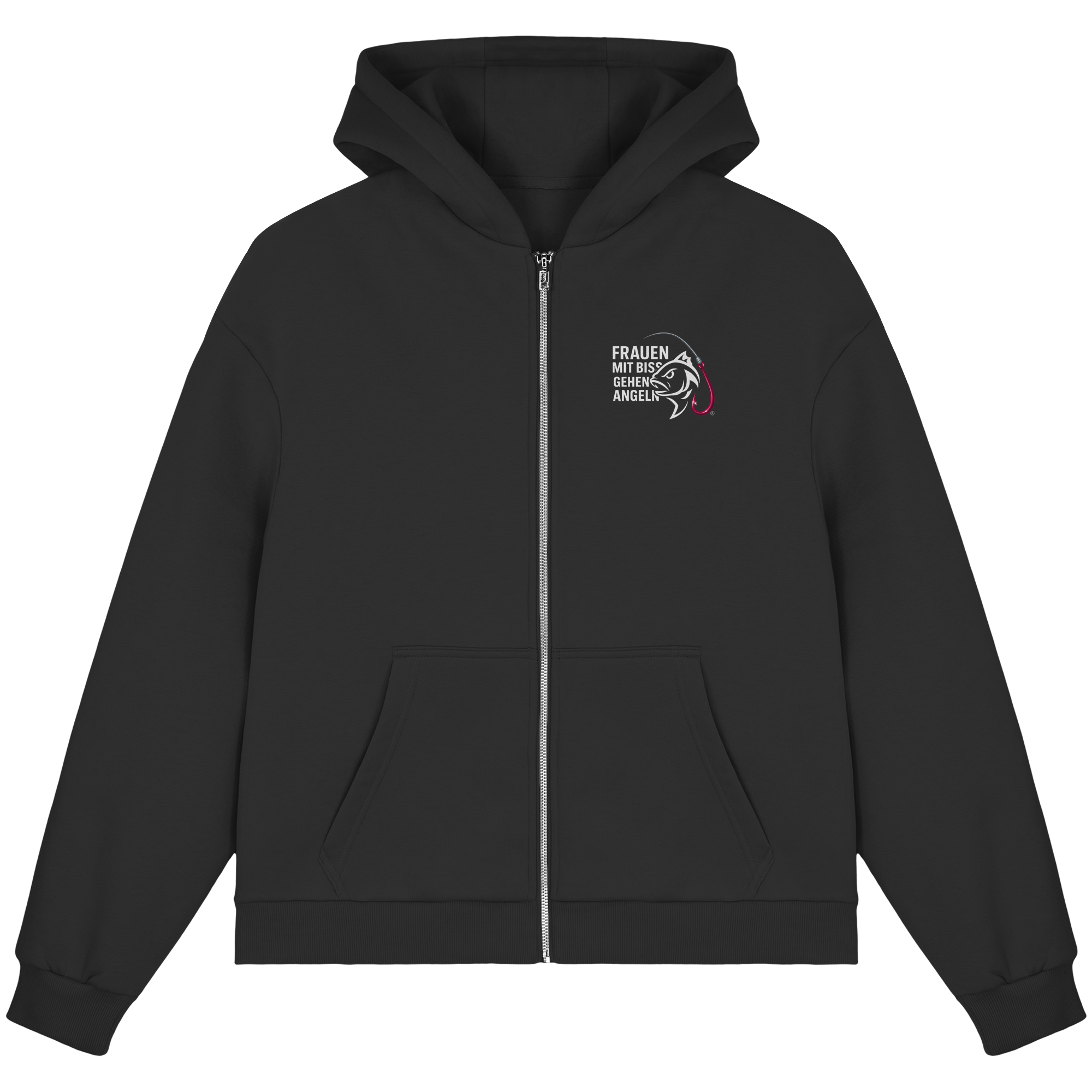 Zipper Druck Vorn - Fluffy Boxcut Zipper