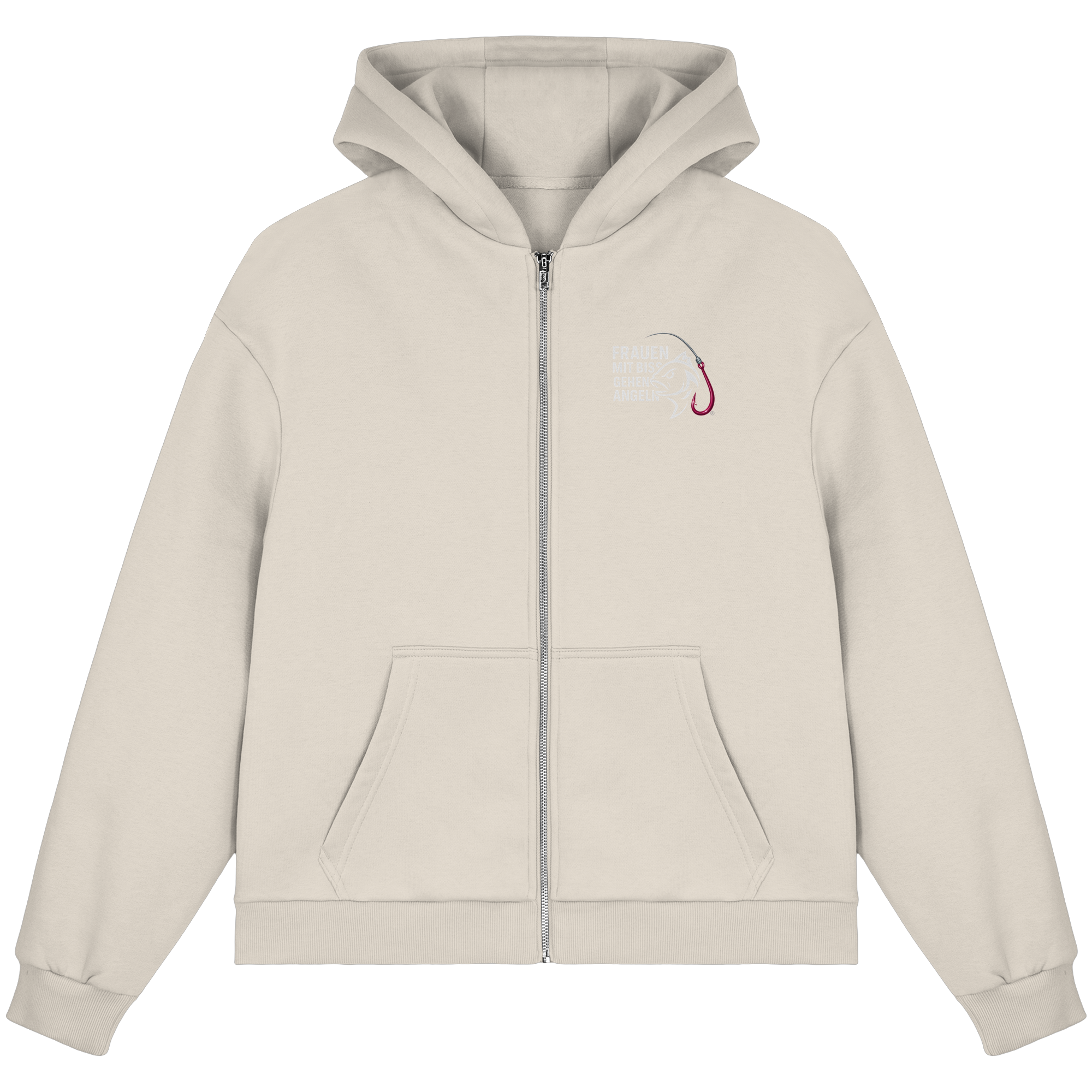 Zipper Druck Vorn - Fluffy Boxcut Zipper