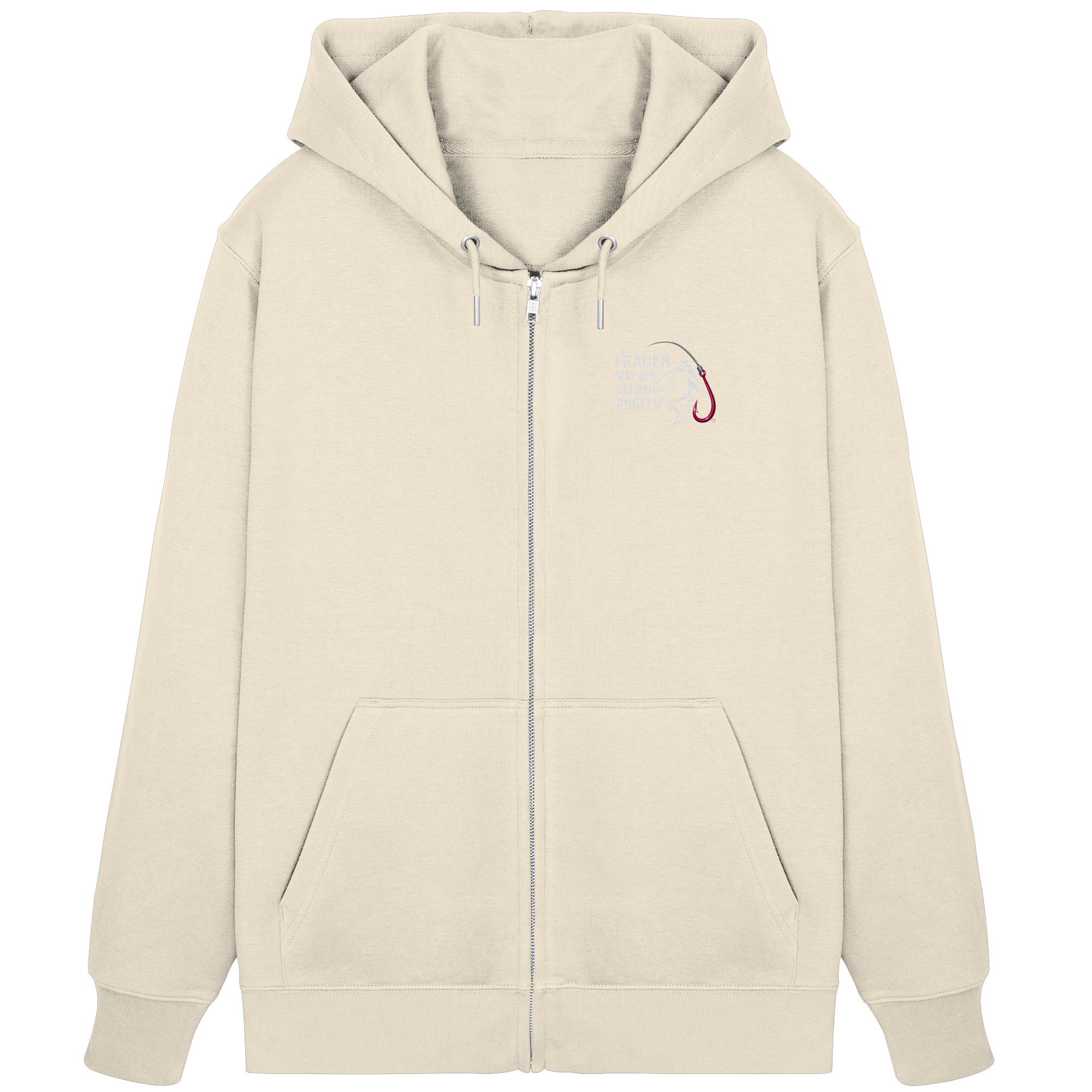 Zipper Druck Vor/Hinten - Organic Zipper